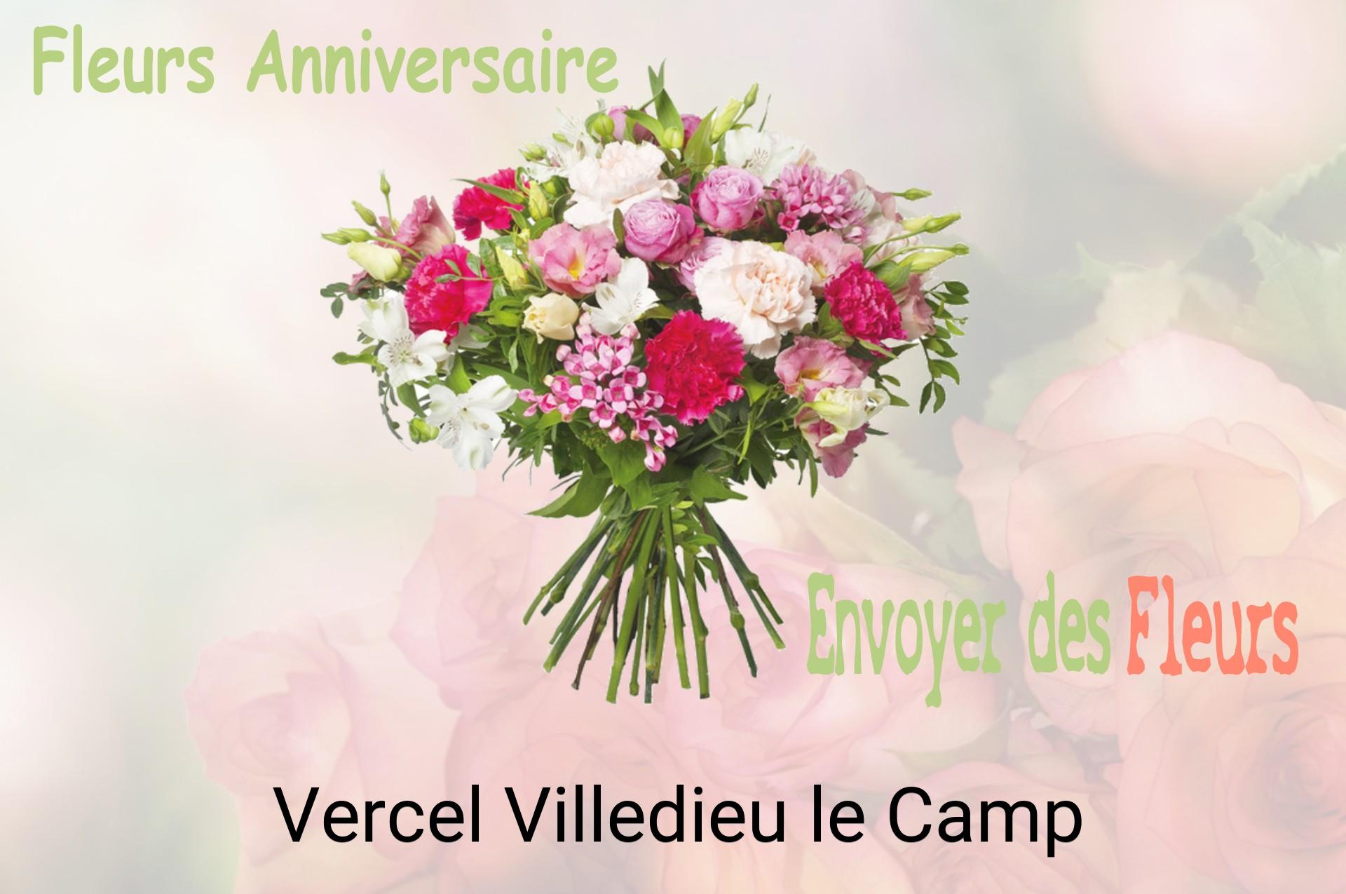 Bouquet de fleurs d’anniversaire livré à Vercel-Villedieu-le-Camp