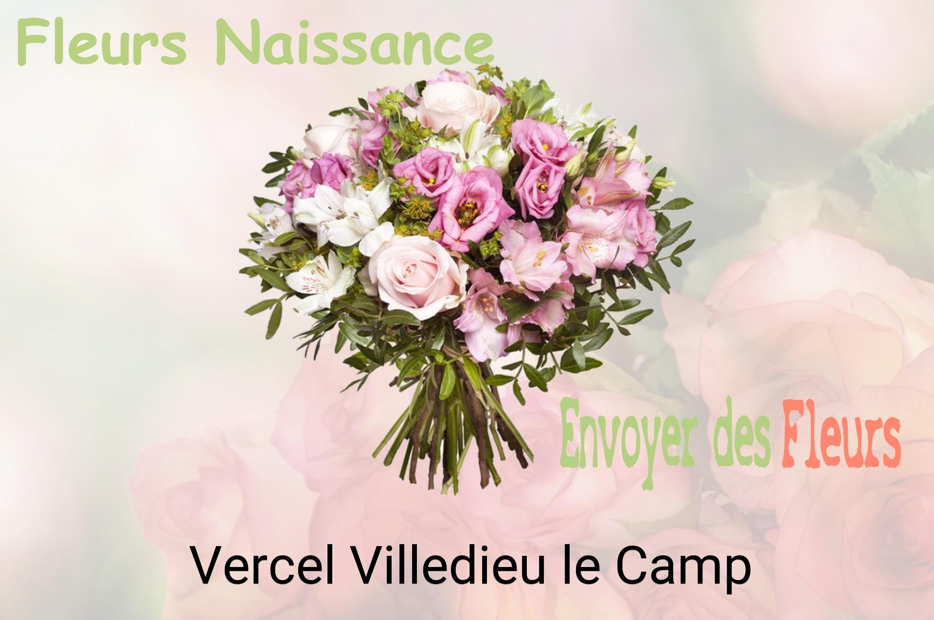 Bouquet de fleurs de naissance livré à Vercel-Villedieu-le-Camp