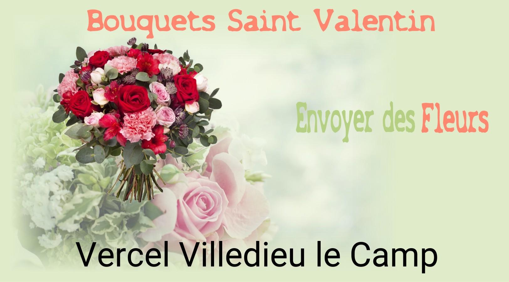 Roses de Saint-Valentin livrées à Vercel-Villedieu-le-Camp